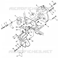 SCATOLA DEGLI INGRANAGGI   FRENO DI MONTAGGIO Sport 400L W97BA38C and Trail Blazer W97BA25C (4940124012C001)