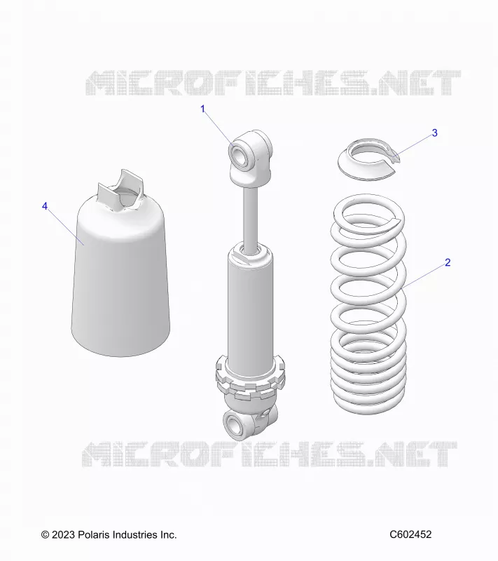 SUSPENSION, SHOCK ANTERIORE TRACK (7045511)