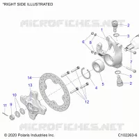 SOSPENSIONI ANTERIORI HUB, KNUCKLE AND BRAKE DISC