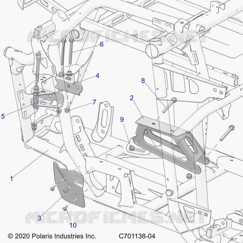 CHASSIS, MOTORE AND REAR DRIVELINE MOUNTING