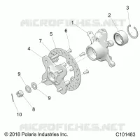 SOSPENSIONI ANTERIORI HUB AND STEERING KNUCKLE
