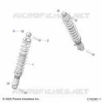 SUSPENSION, SHOCK ANTERIORE