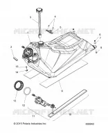 SISTEMA DI ALIMENTAZIONE CARBURANTE, FUEL TANK ASM.