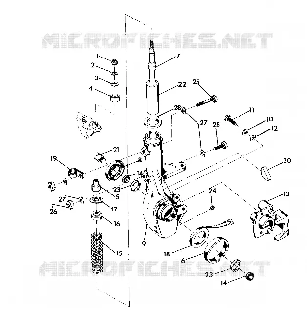 ANTERIORE MONTANTE MONTAGGIO 250 6x6 / W928727 (4922842284012A)