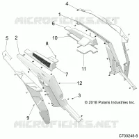 PARAFANGO POSTERIORES AND BEZELS- Z20NAE92AL/AR/BL/BR (C700248-8)