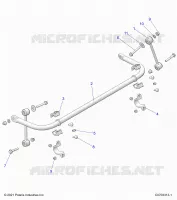 SUSPENSION, BARRA DI STABILIZZAZIONE, REAR