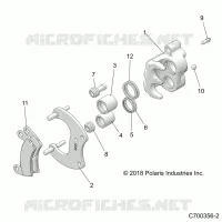 FRENO POSTERIORE CALIPER