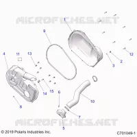 TRASMISSIONE, CLUTCH COVER AND DUCTING