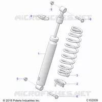 SUSPENSION, SHOCK ANTERIORE