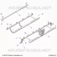 CHASSIS, SEDE SUPPORTS- G21GMH99AL/BL (C700819-3)