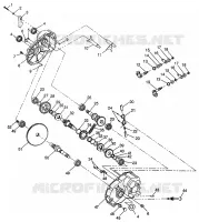 SCATOLA DEGLI INGRANAGGI XPRESS 300 W97CA28C and  XPRESS 400L W97CA38C (4939603960D001)