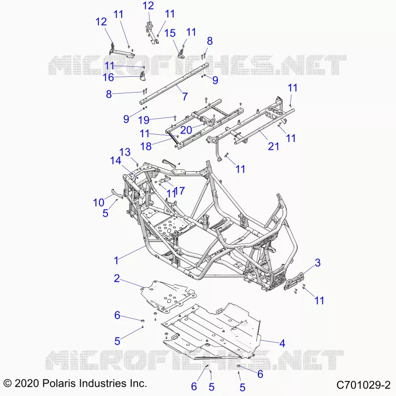 CHASSIS, MAIN FRAME AND SCIARED PLATE