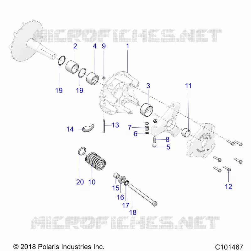 TRASMISSIONE, PRIMARY CLUTCH