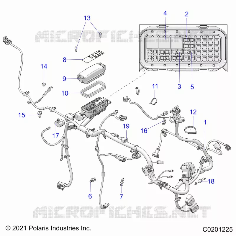 ELETTRICO, WIRE HARNESS AND FUSES