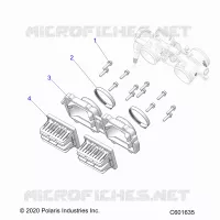 ENGINE, REED VALVE AND CORPO FARFALLATO ADAPTOR