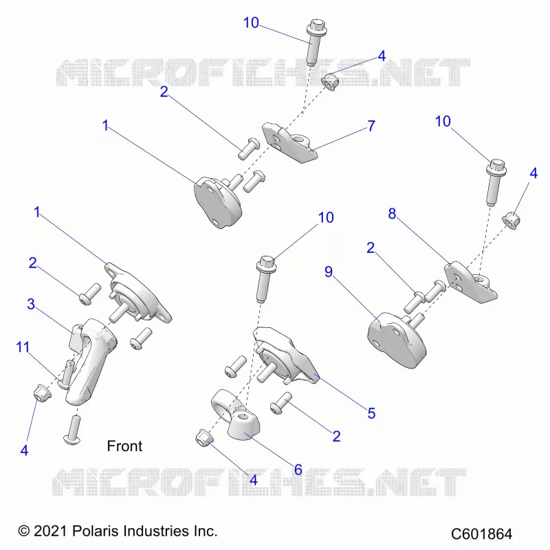 MOTORE, MOUNTING & LONG BLOCK