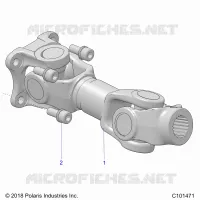 TRASMISSIONE, PROP SHAFT, REAR