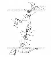 INSIEME DELLO STERZO POST 6x6 300 W948730 (4926792679B009)