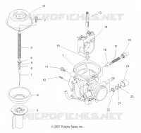 MOTORE, CARBURATORE, UPPER