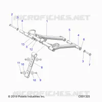 SUSPENSION, ANTERIORE COPPIA ARM