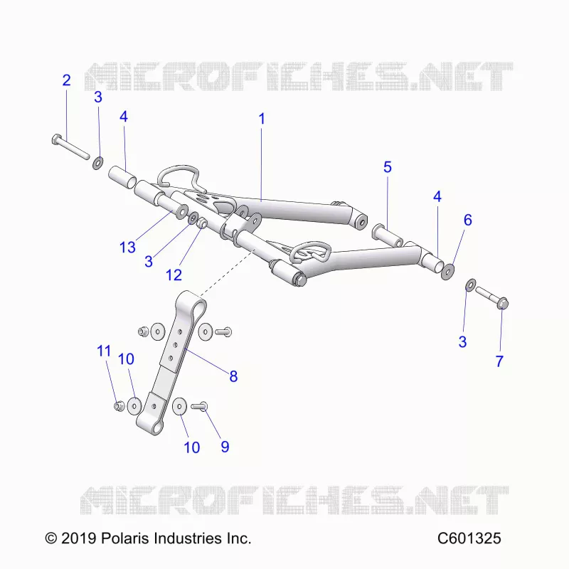 SUSPENSION, ANTERIORE COPPIA ARM