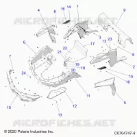 CARROZZERIA POSTERIORE RACK AND FENDERS