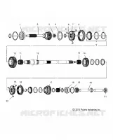 DRIVE TRAIN, TRANSMISSION, INPUT AND MAIN SHAFT