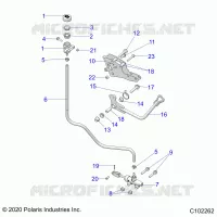 BRAKES, BRAKE PEDAL AND CILINDRO PRINCIPALE