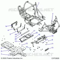 CHASSIS, MAIN FRAME AND SCIARED PLATES