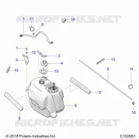SISTEMA DI ALIMENTAZIONE CARBURANTE, FUEL TANK ASM.