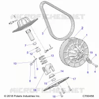 TRASMISSIONE, SECONDARY CLUTCH
