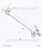 TRASMISSIONE, PROP SHAFT,MID, BEARING
