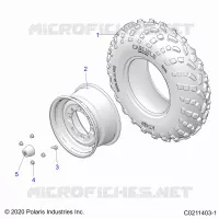 RUOTAS, FRONT TIRE