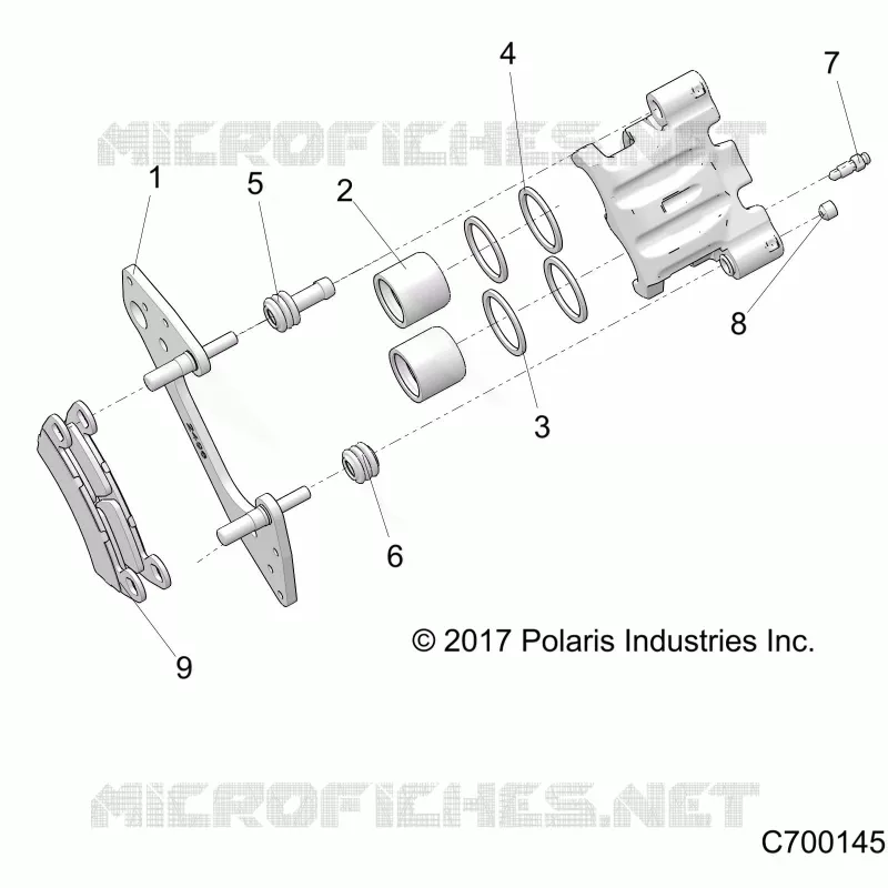 BRAKES, PINZA POSTERIORE