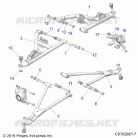 SOSPENSIONI ANTERIORI CONTROL ARMS