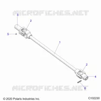 TRASMISSIONE, FRONT PROP SHAFT