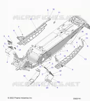 CHASSIS, PROTEZIONE FRIZIONE, FOOTRESTS, AND RUNNINGBOARDS