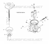 MOTORE, CARBURATORE, UPPER