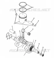ALBERO MOTORE/PISTONEE ASSEMBLY 6X6 (4919811981044A)
