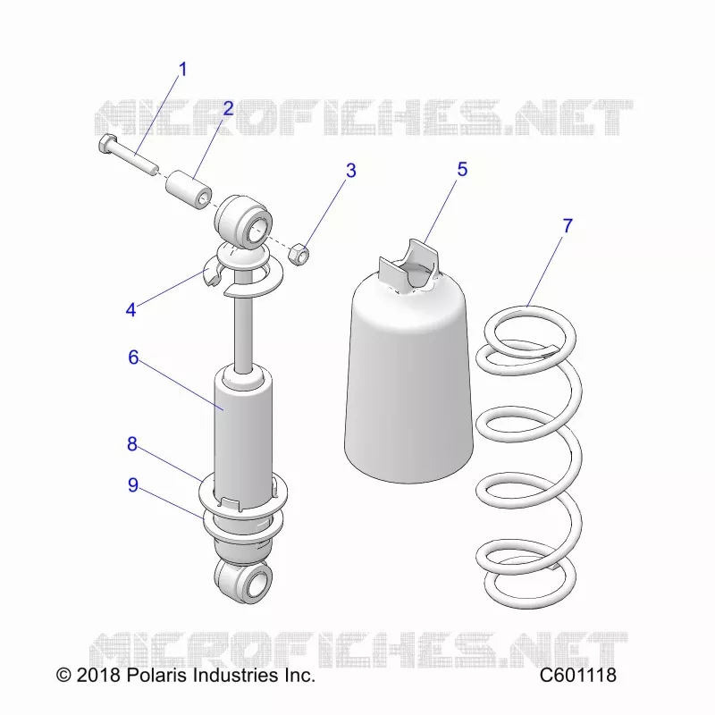 FRONT SHOCK PISTA (7043995)