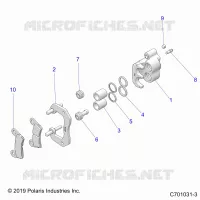 BRAKES, PINZA POSTERIORE
