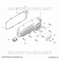 TRASMISSIONE, CLUTCH COVER AND DUCTING