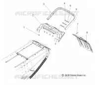 PARAURTI POSTERIORE, SNOWFLAP, and FANALE POSTERIORE HOUSING