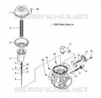 MOTORE, CARBURATORE, UPPER