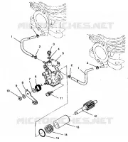 POMPA OLIO MONTAGGIO SPORT 0940443 and SPORT SKS 0940243 (4925052505037A)