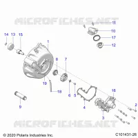 ENGINE, SISTEMA DI RAFFREDDAMENTO AND WATER PUMP