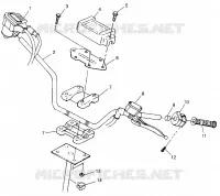 MANUBRIO Trail Blazer W98BA25C (4945464546B005)