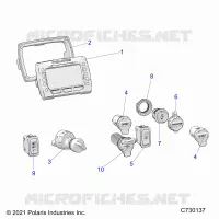 ELETTRICO, DASH INSTRUMENTS AND CONTROLS