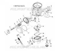 MOTORE, CARBURATORE, LOWER