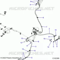 LINEE FRENO, FRONT